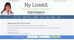 Desktop Screenshot of nylivsstil.dk